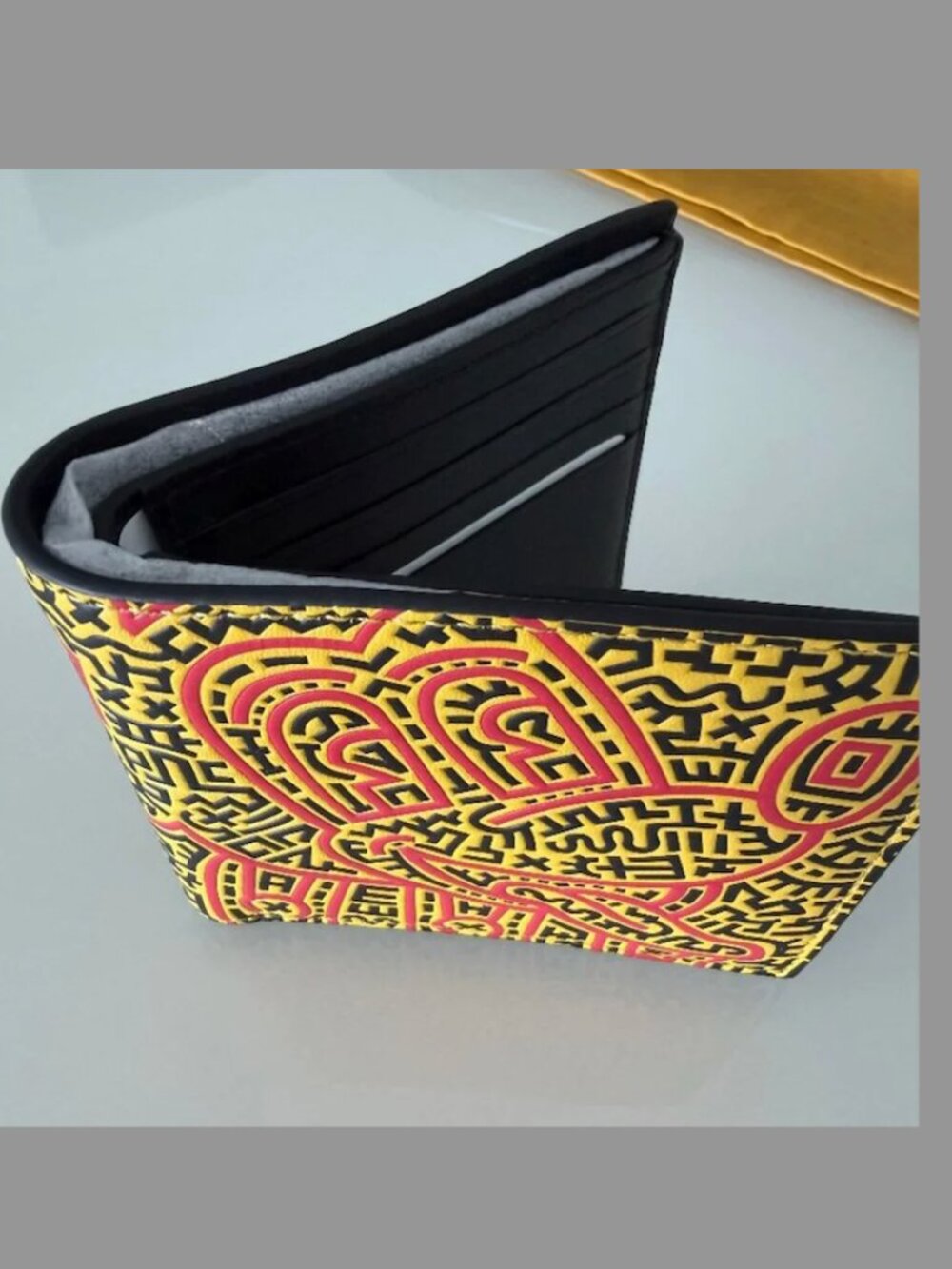 Coach Men Wallet "Mickey Mouse" Keith Haring Design